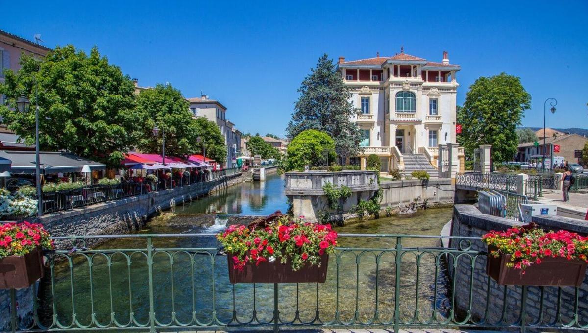 Gite De L'Olivier, Classe, Climatise, Jardin Avec Parking Gratuit Devant Le Logement Et A 5 Minutes Du Centre-Ville A Pied リル・シュル・ラ・ソルギュ エクステリア 写真